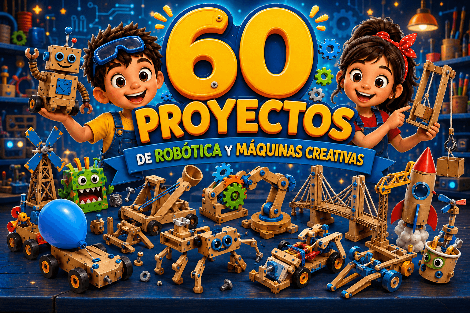60 Proyectos de Robótica y Máquinas Creativas