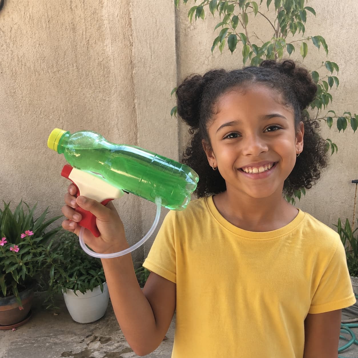 Niño creando un proyecto de Mentes en Acción
